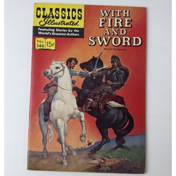 Other - Classics Illustrated Comic Book September 1958 #146 HRN 156 With Fire And Sword